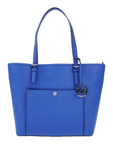 michael kors handtasche groß in blau|michael kors distressed leather handbags.